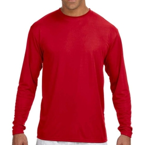 Dry fit Shirt Red Color In Full Sleeve